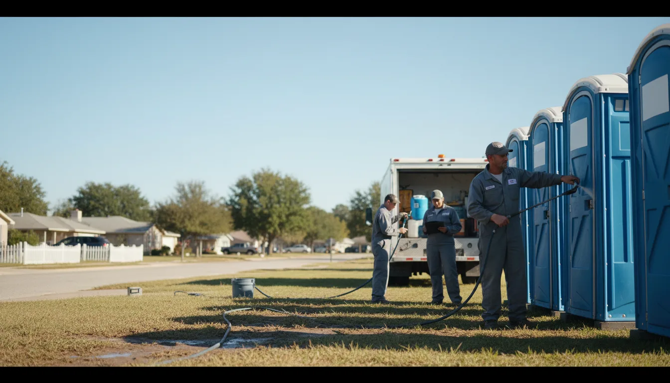 Long-Term Portable Toilet Rental in Knott, TX near me